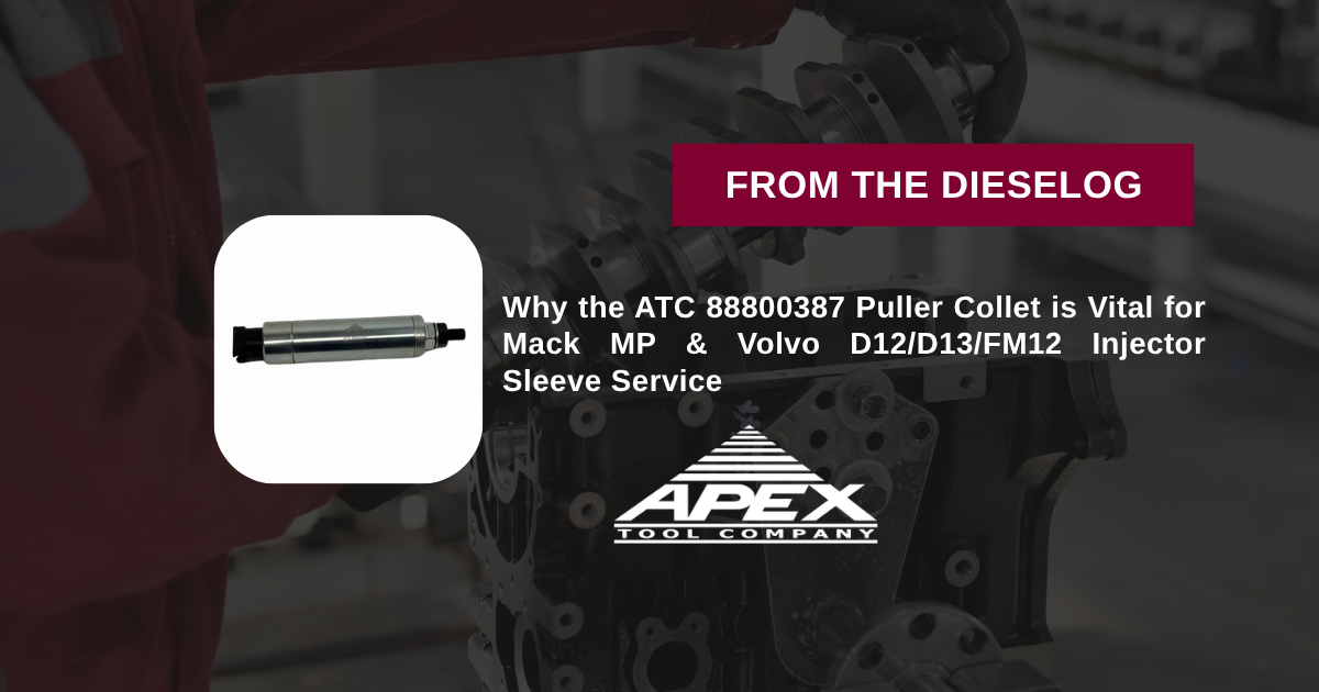 ATC 88800387 Heavy Duty Mack Volvo Engine Injector Sleeve Cup Replacement Puller Collet Tool